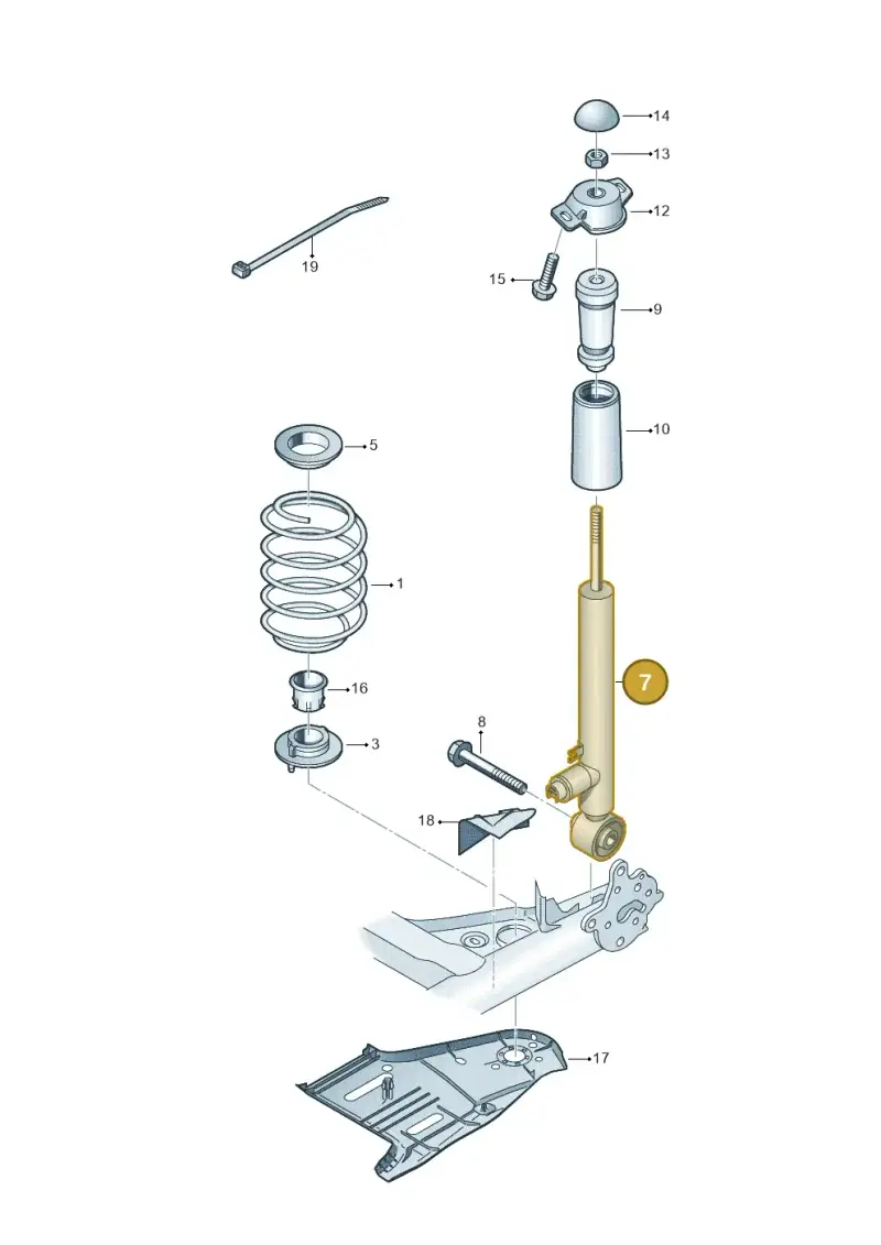 5Q0513049HK — Skoda Octavia (2017-2020) diagram 805511000, position 7