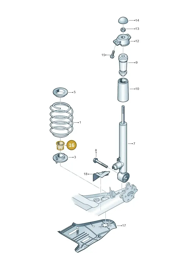 5Q0525691A — Skoda Octavia (2012-2017) diagram 753511000, position 16