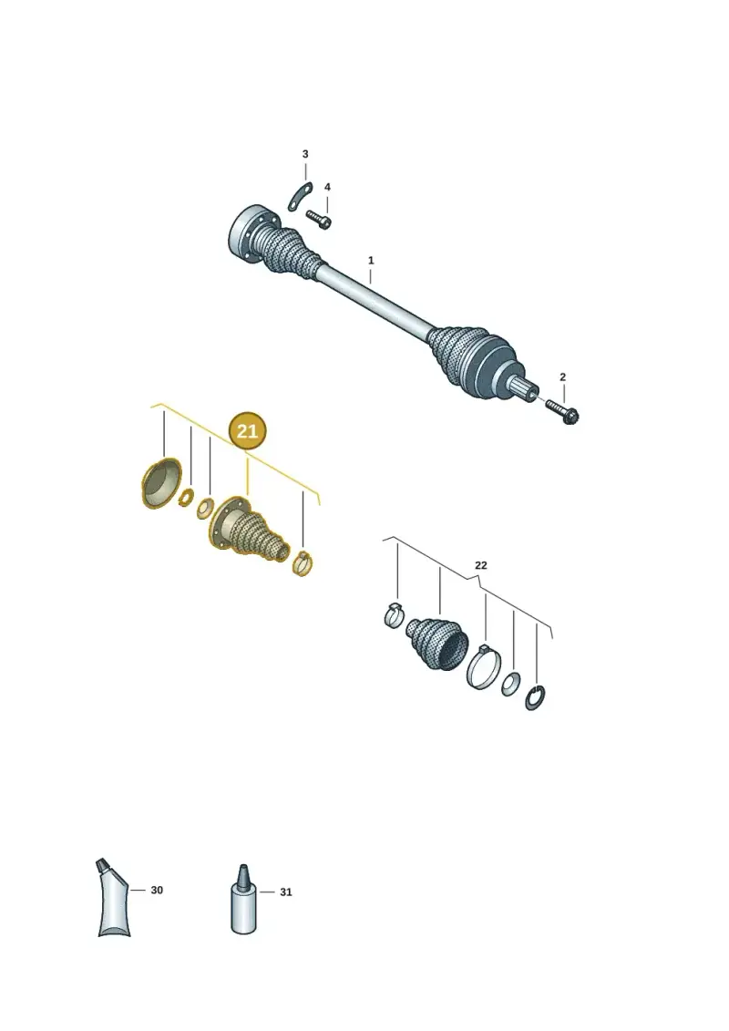 5Q0598201 — Skoda Kodiaq (2024-) diagram 5h0501010, position 21