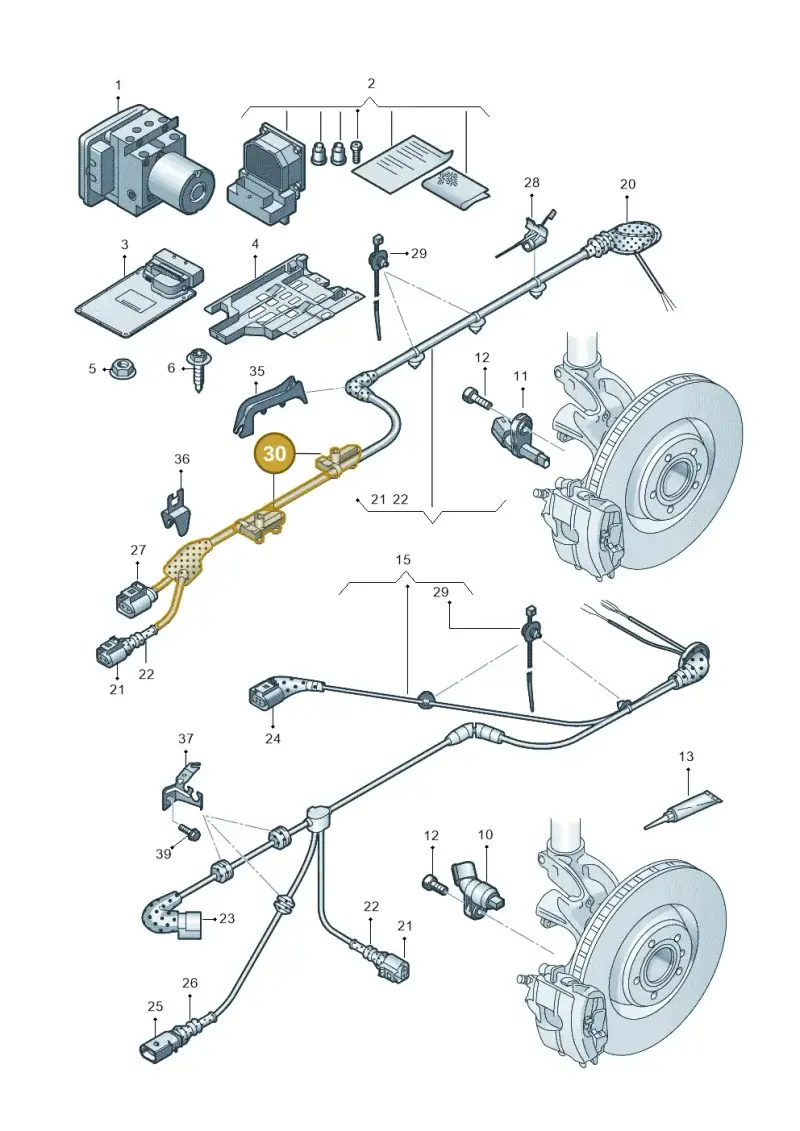 5Q0616819 — Skoda Octavia (2017-2020) diagram 745927000, position 30