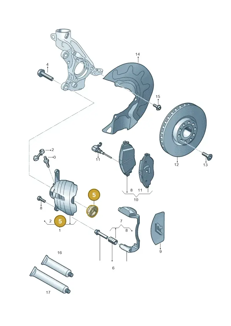 5Q0698471B — Skoda Kodiaq (2018-2022) diagram 746615420, position 5