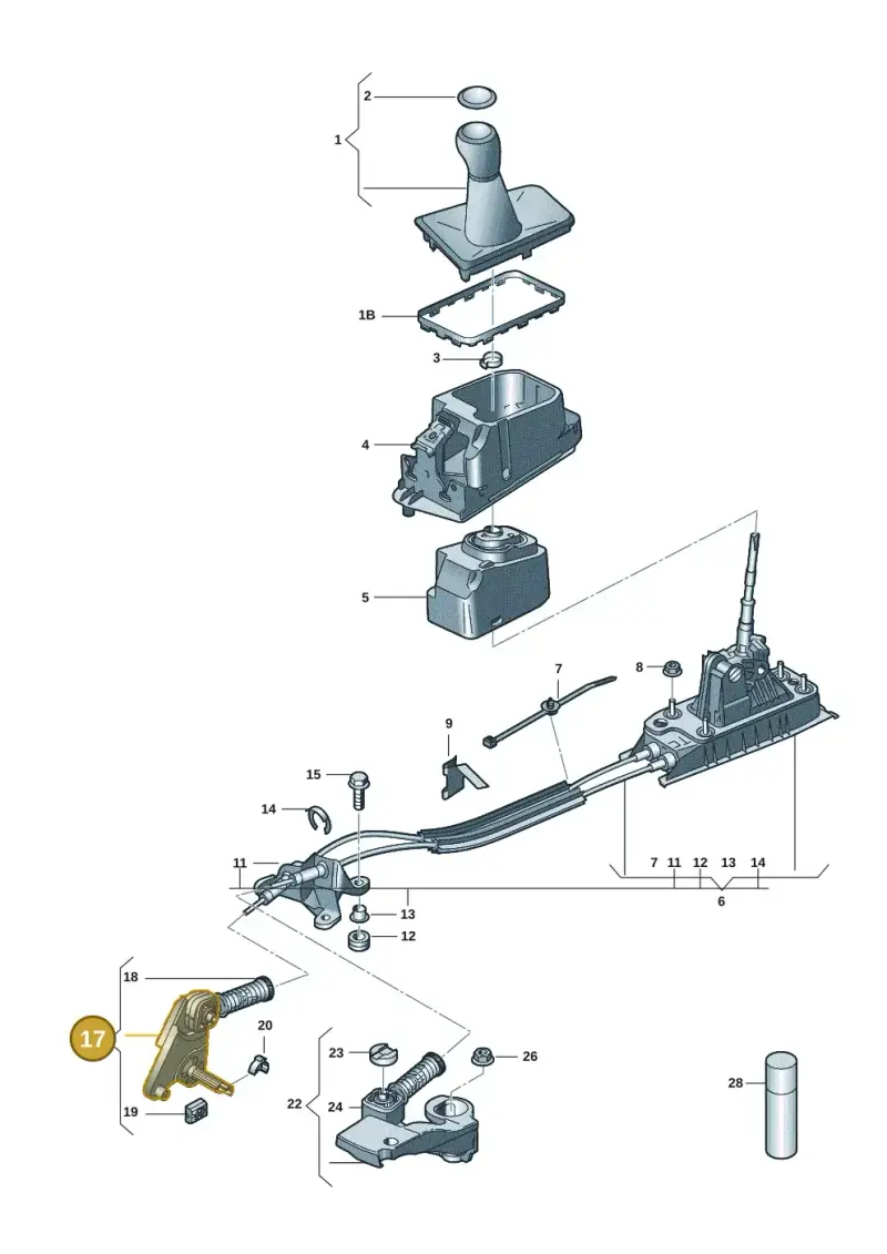 5Q0711202 — Skoda Fabia (2021-) diagram 6vn711030, position 17