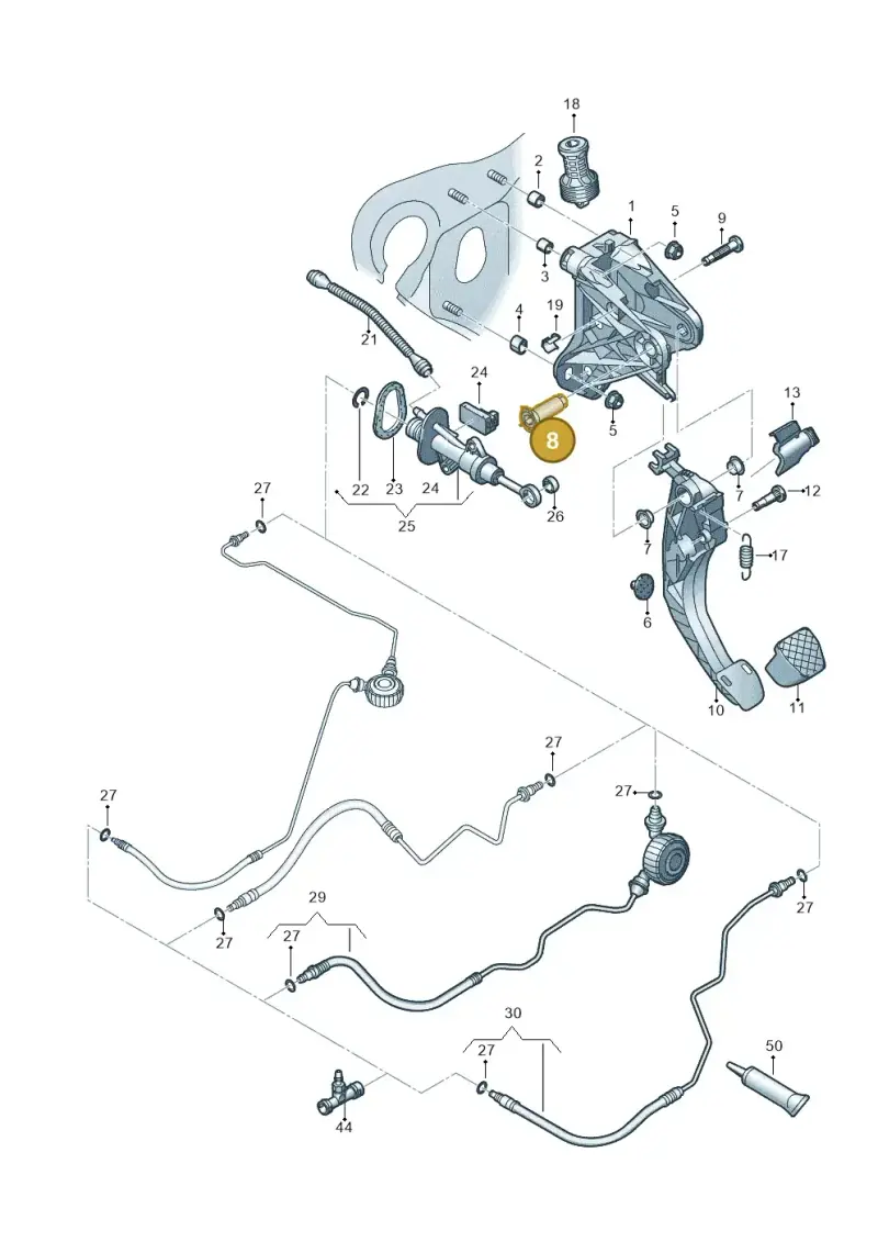 5Q0721123A — Skoda Kodiaq (2018-2022) diagram 434721025, position 8