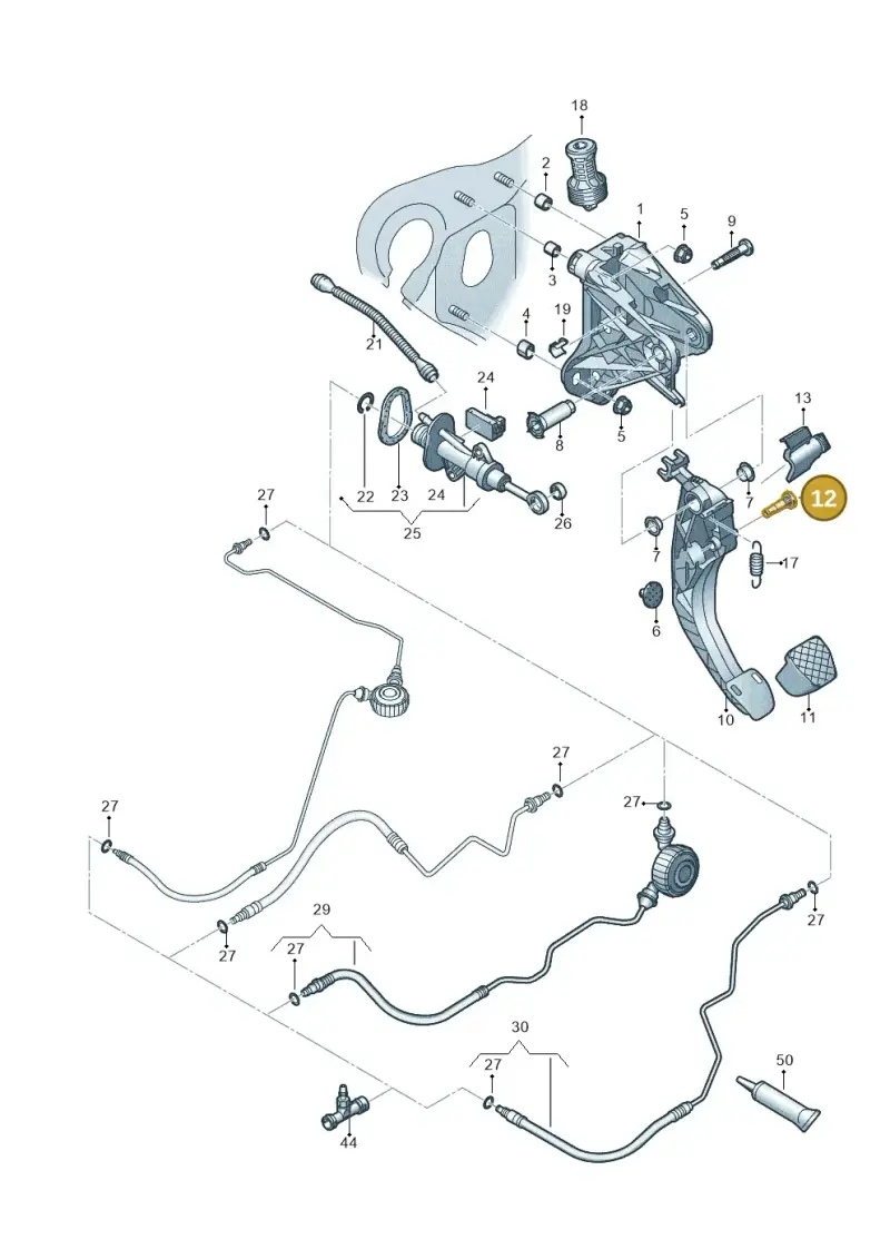5Q0721152A — Skoda Kodiaq (2018-2022) diagram 434721025, position 12