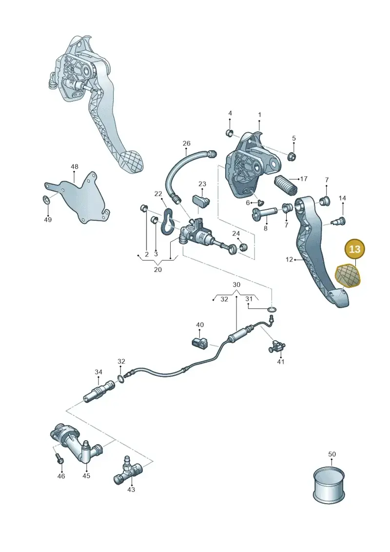 5Q0721601A — Skoda Fabia (2021-) diagram 837721250, position 13