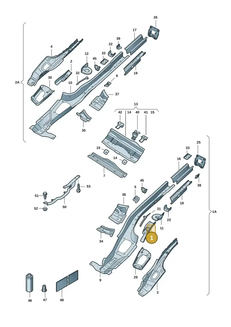 5Q0801771 — Skoda Octavia (2019-2024) diagram 585803015, position 1