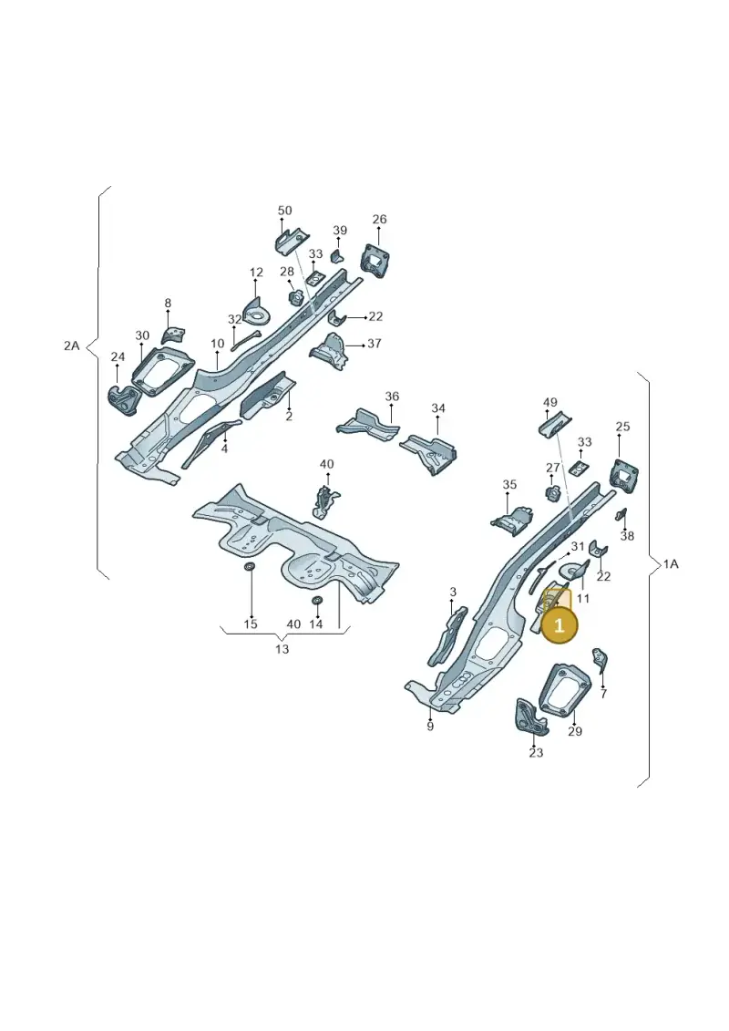 5Q0801771 — Skoda Octavia (2019-2024) diagram 585803025, position 1