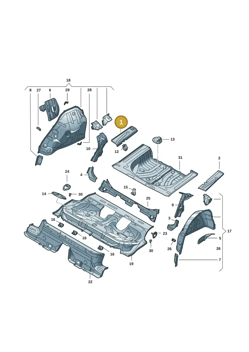 5Q0802090 — Skoda Octavia (2019-2024) diagram 585803065, position 1