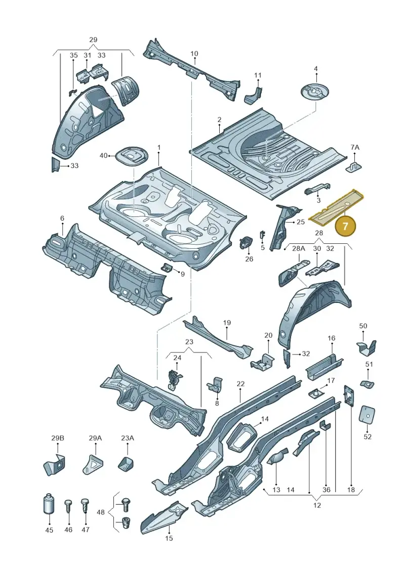 5Q0802090 — Skoda Octavia (2017-2020) diagram 805803010, position 7