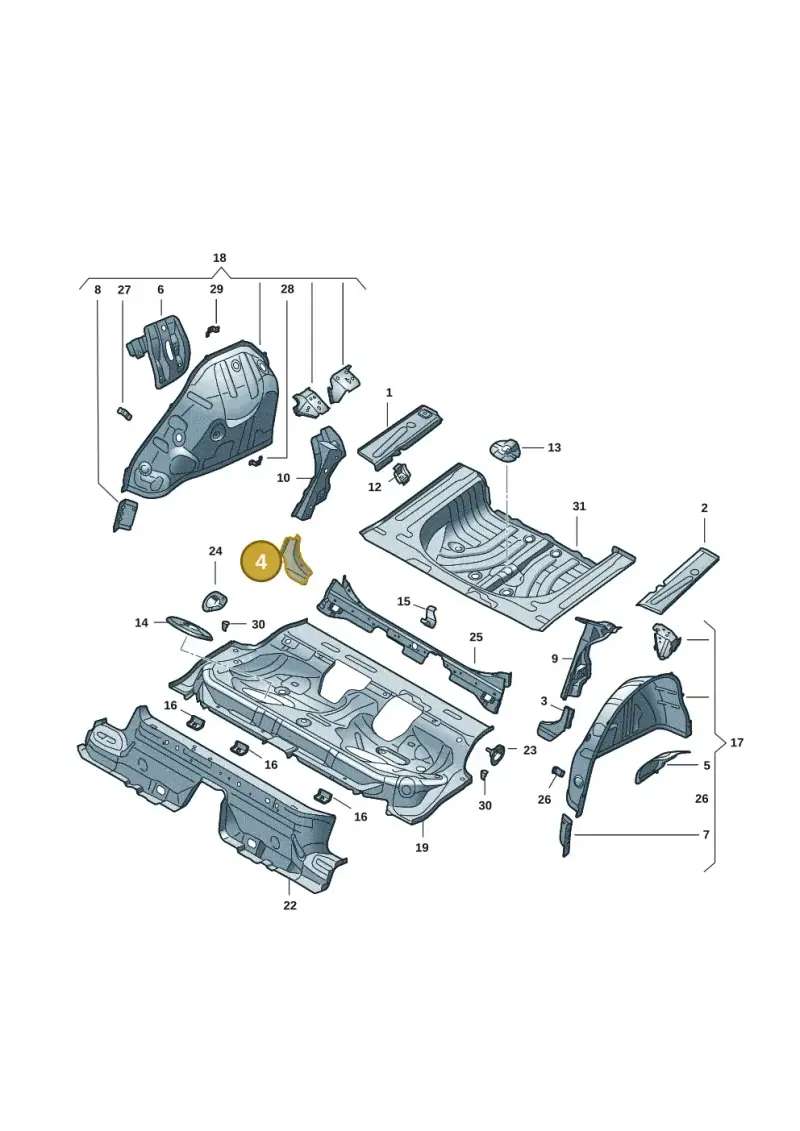 5Q0802136 — Skoda Octavia (2019-2024) diagram 585803065, position 4