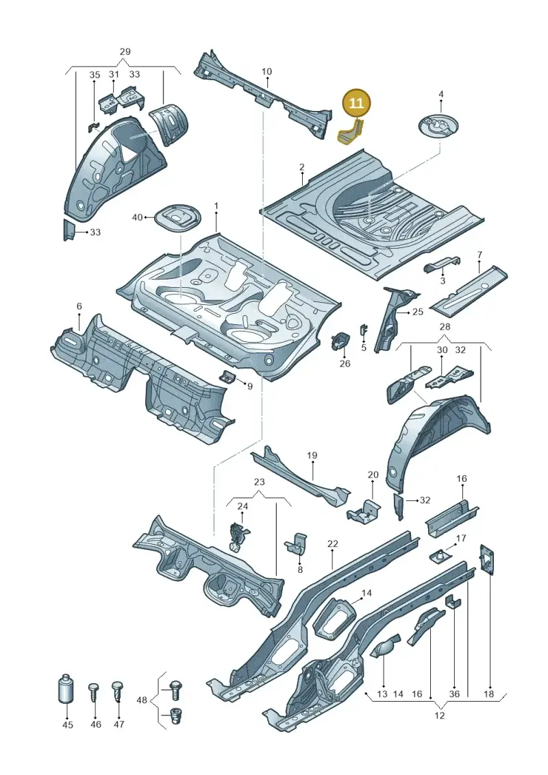 5Q0802136 — Skoda Octavia (2017-2020) diagram 763803200, position 11