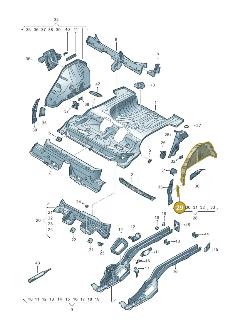 5Q0802397 — Skoda Karoq (2017-2022) diagram 834803010, position 29