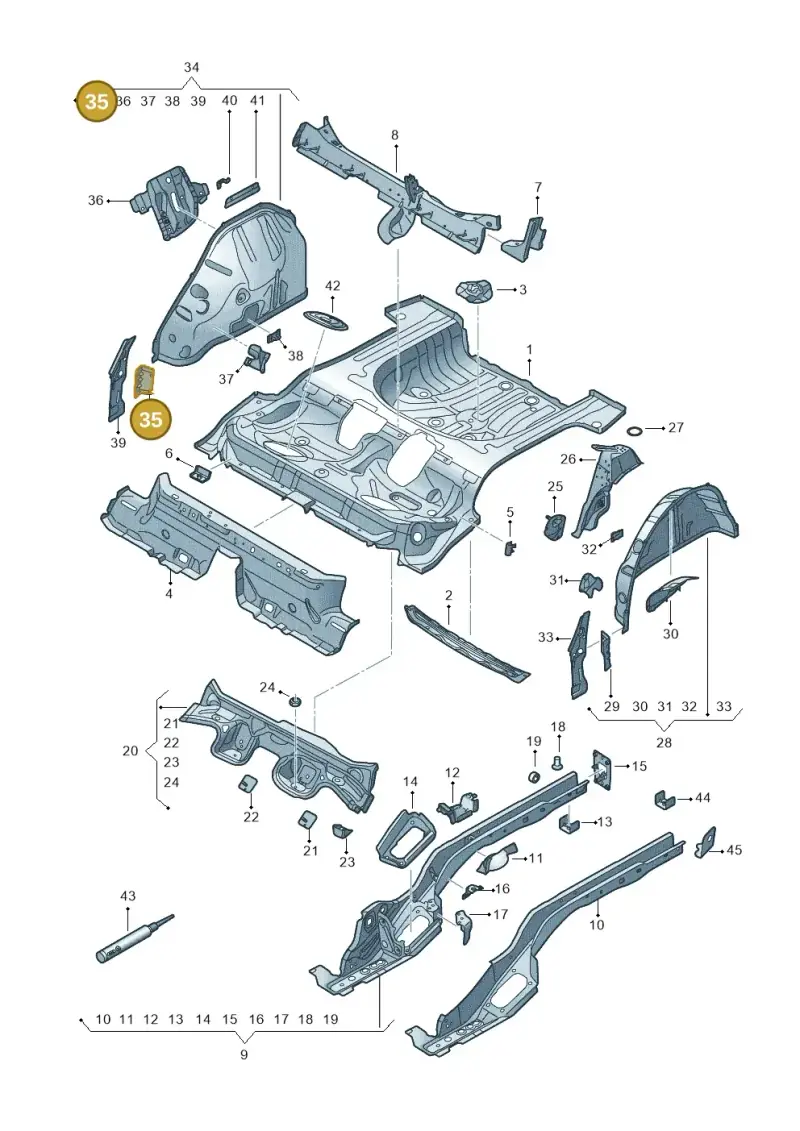 5Q0802398 — Skoda Karoq (2017-2022) diagram 834803010, position 35