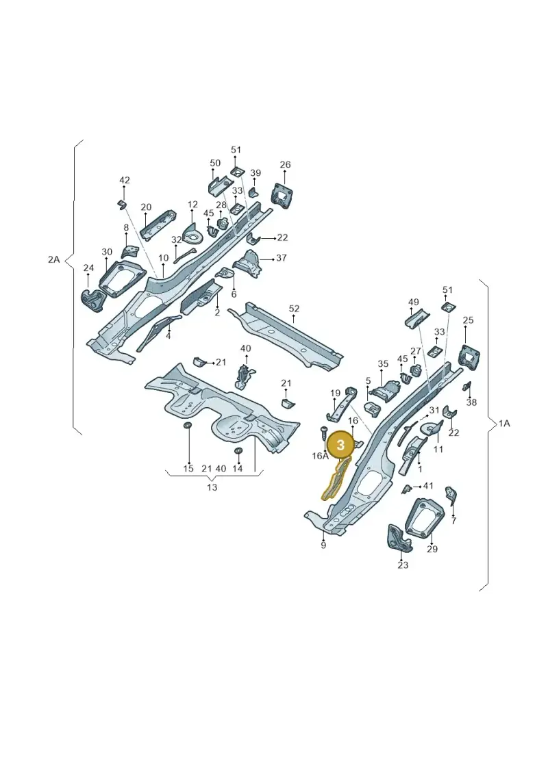 5Q0802557 — Skoda Octavia (2019-2024) diagram 585803010, position 3