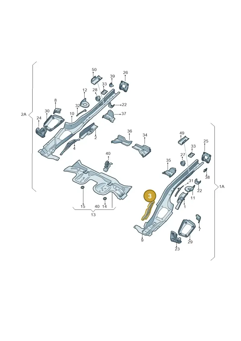 5Q0802557 — Skoda Octavia (2019-2024) diagram 585803025, position 3