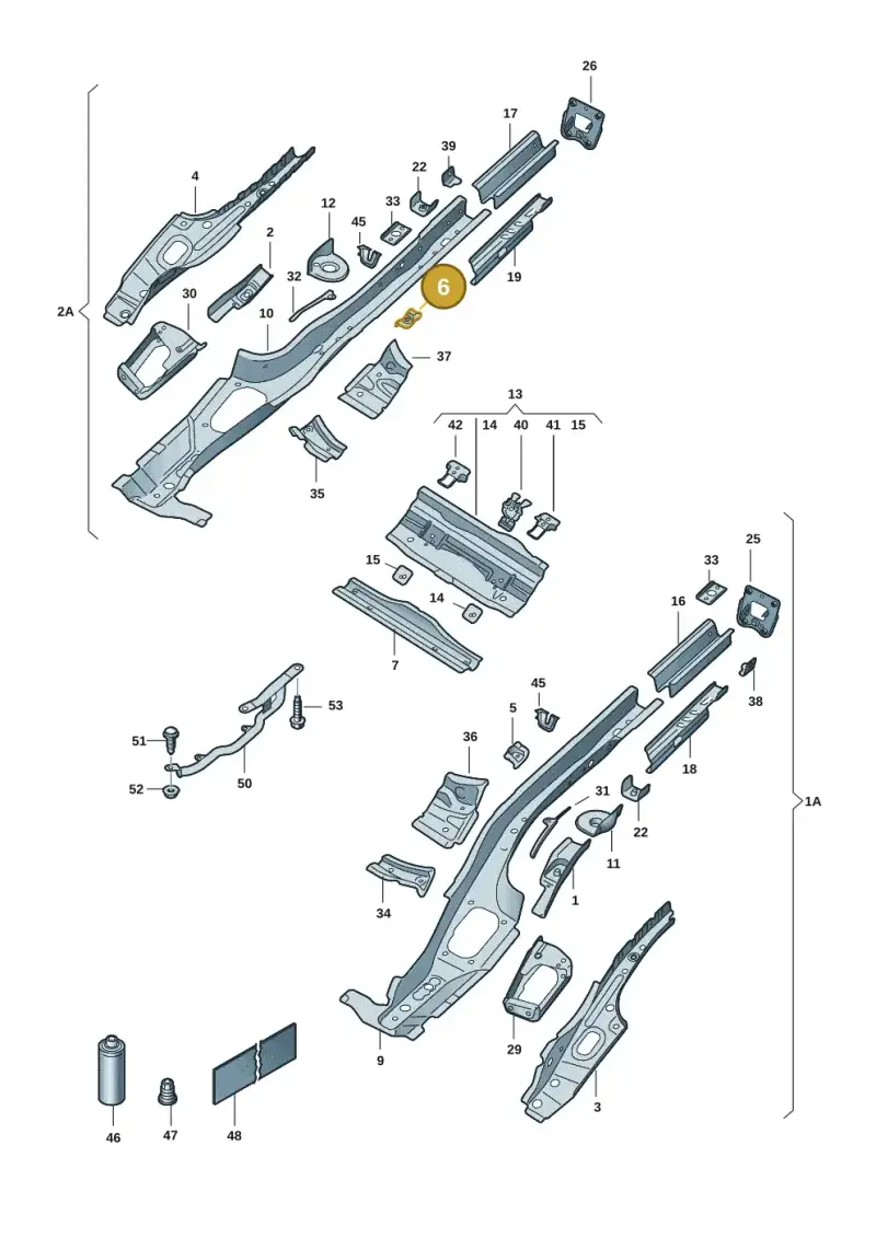 5Q0802572C — Skoda Octavia (2019-2024) diagram 585803015, position 6