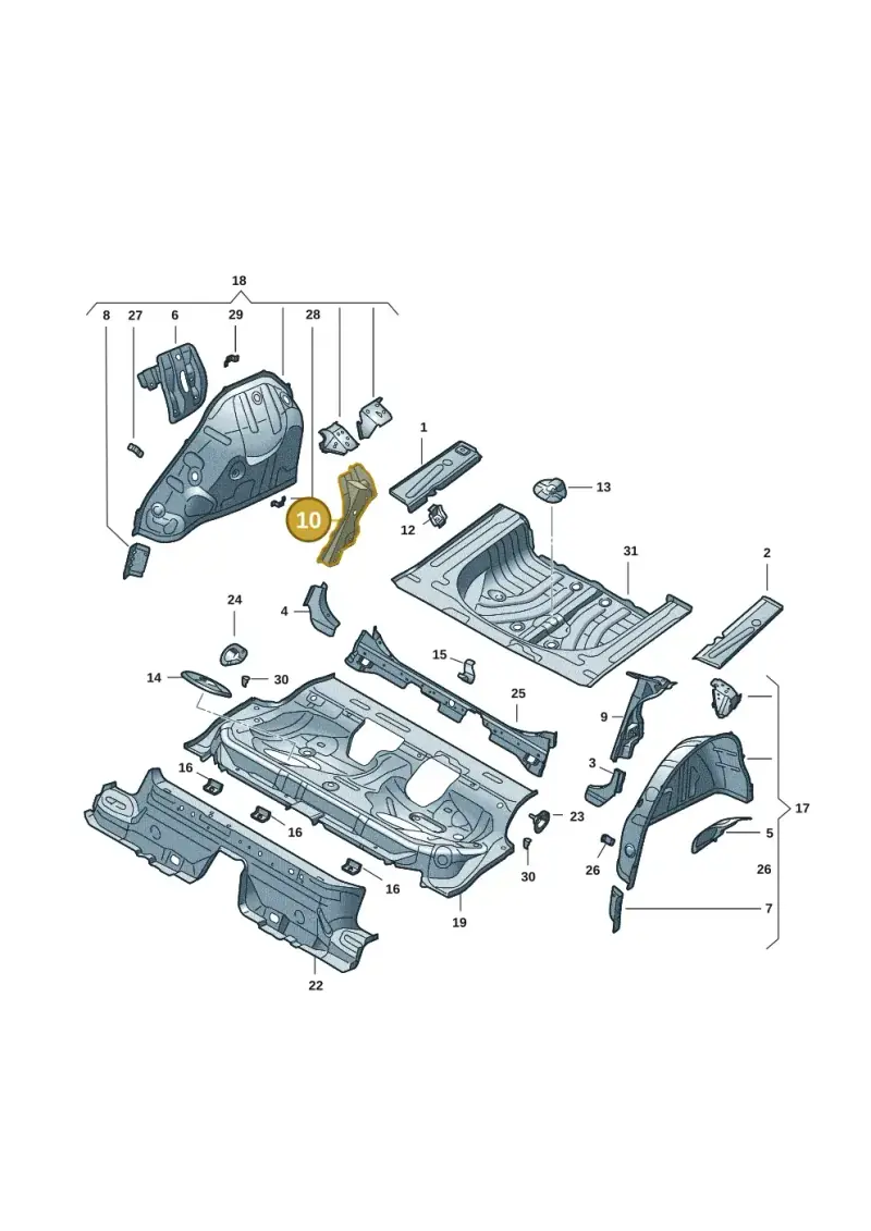 5Q0802952N — Skoda Octavia (2019-2024) diagram 585803065, position 10
