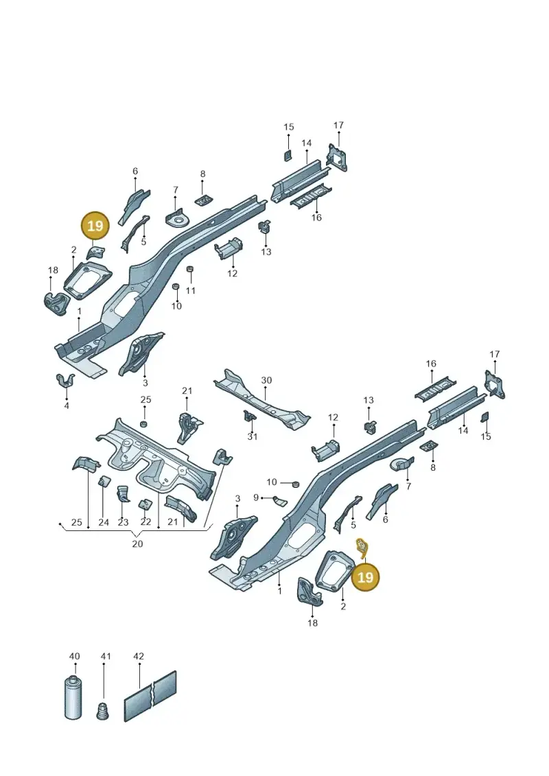 5Q0802955C — Skoda Superb Combi (2023-) diagram 3p0803400, position 19