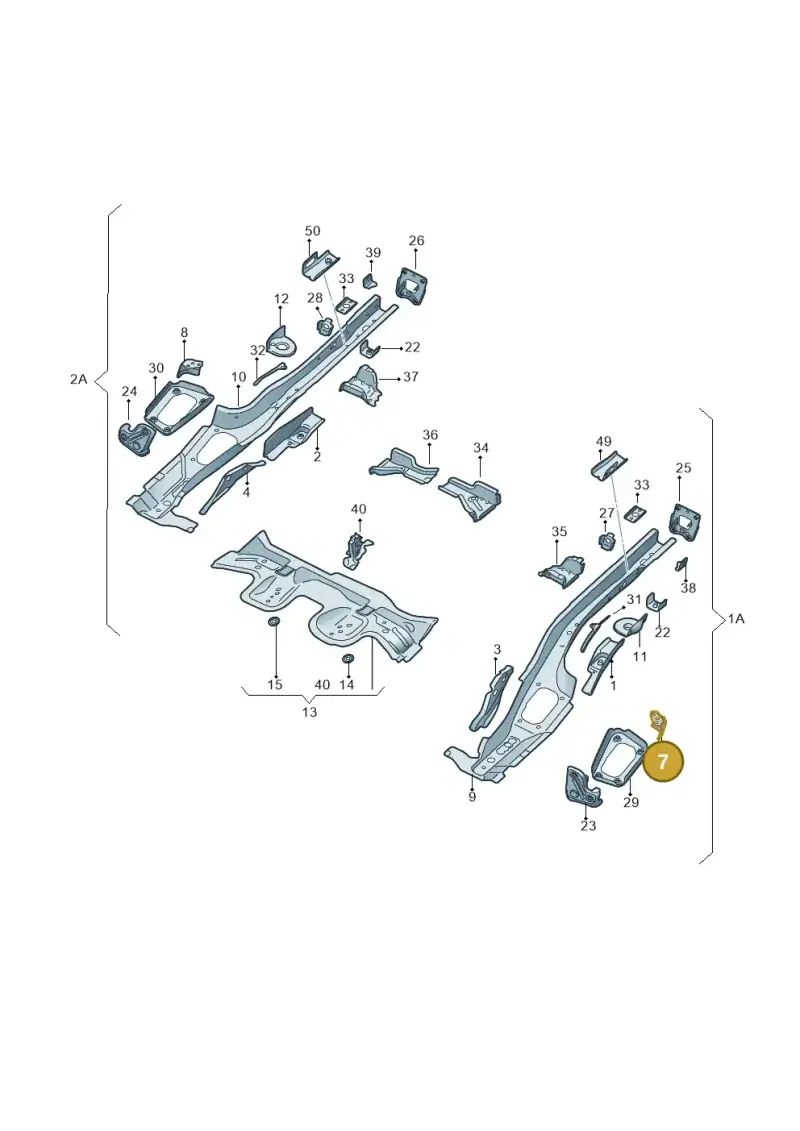 5Q0802955C — Skoda Octavia (2019-2024) diagram 585803025, position 7