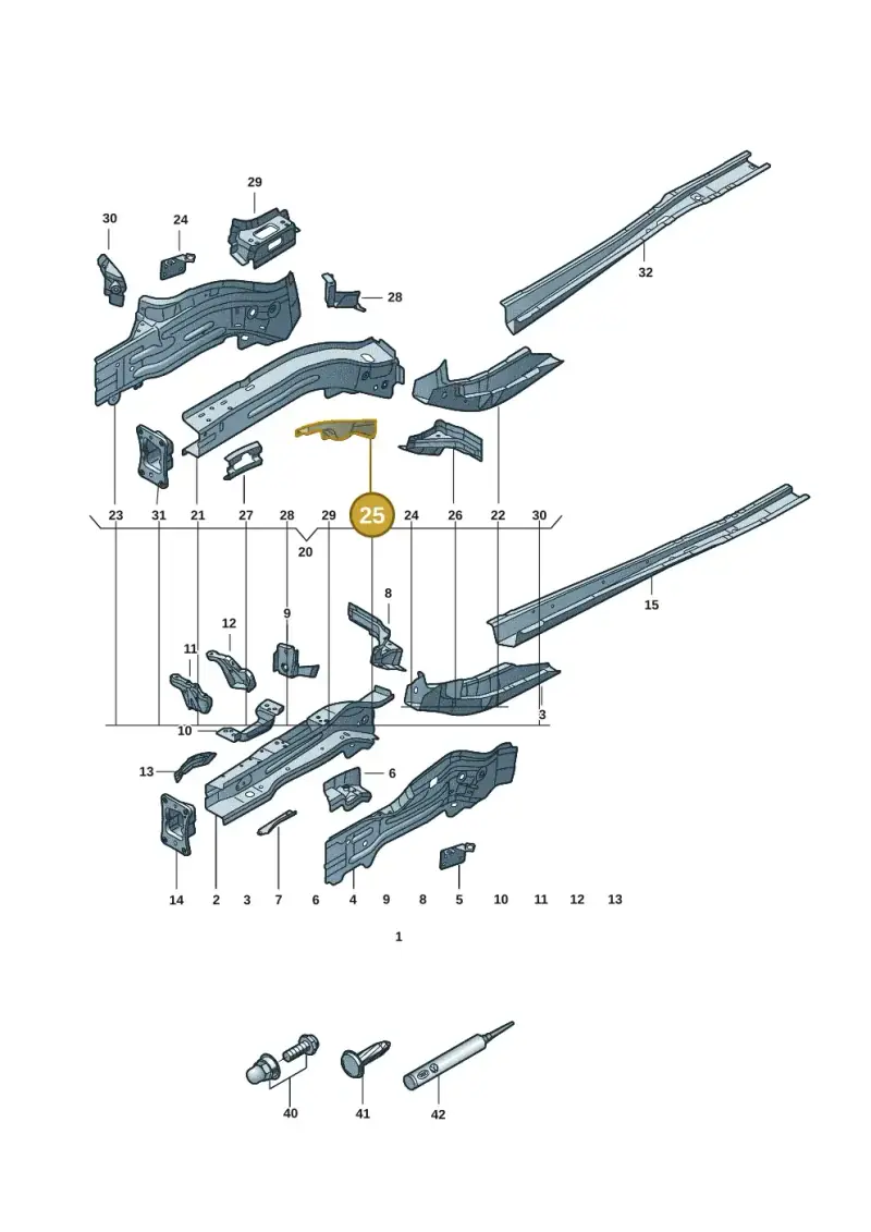 5Q0803128 — Skoda Kodiaq (2024-) diagram 57h803000, position 25