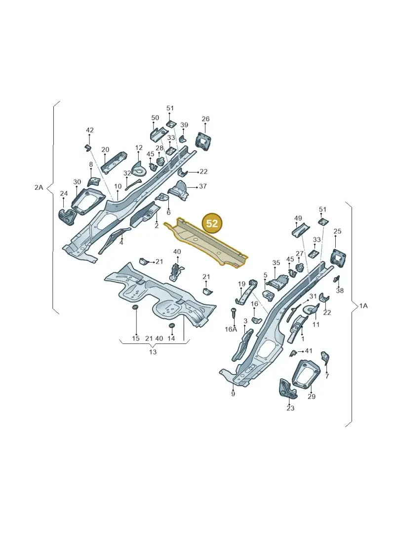 5Q0803133C — Skoda Octavia (2019-2024) diagram 585803010, position 52