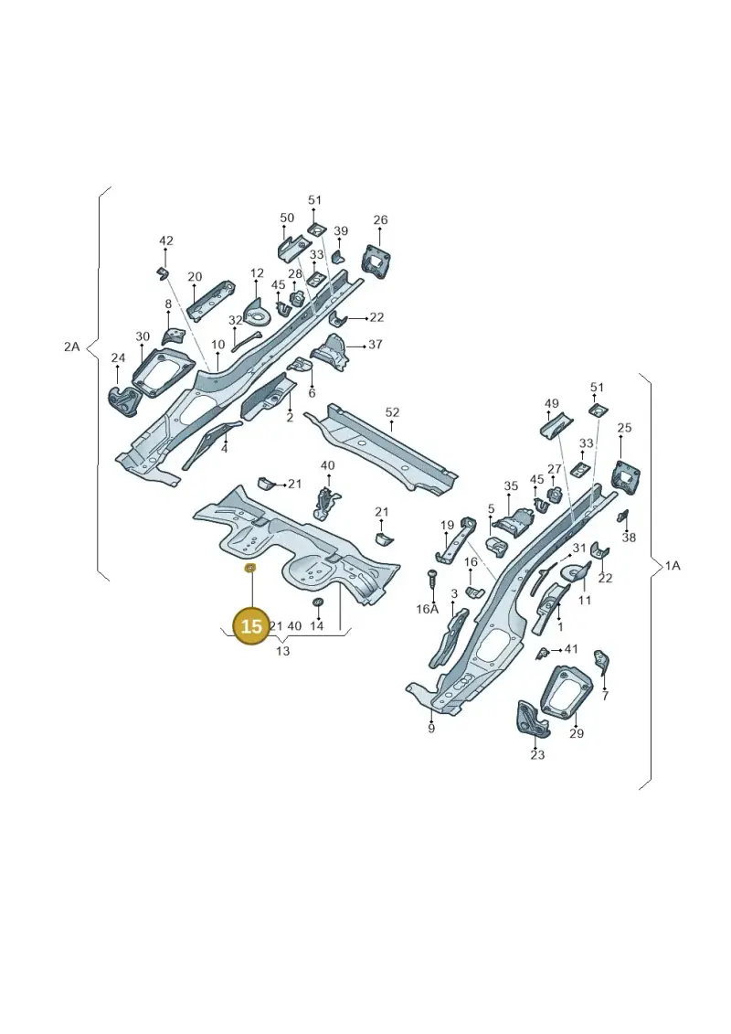 5Q0803622B — Skoda Octavia (2019-2024) diagram 585803010, position 15