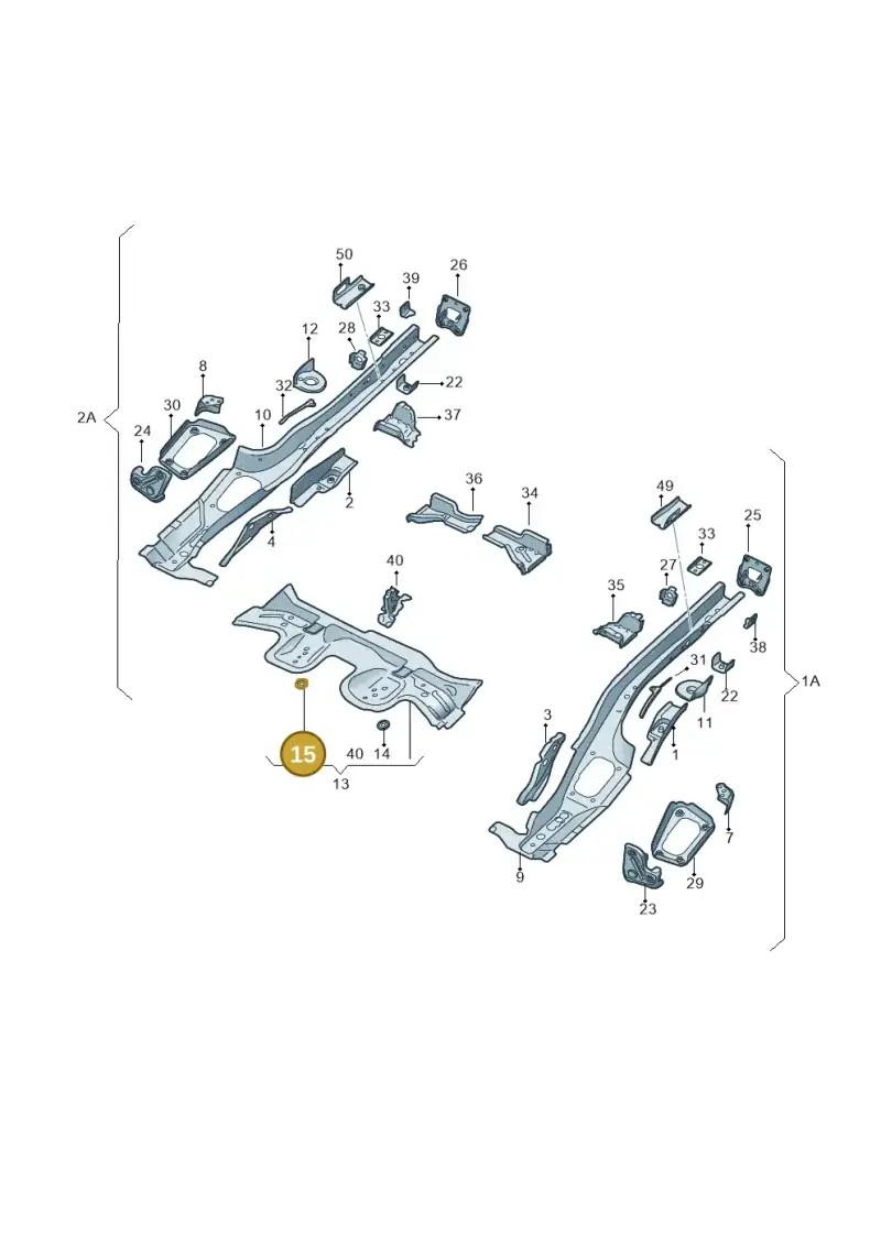 5Q0803622G — Skoda Octavia (2019-2024) diagram 585803025, position 15
