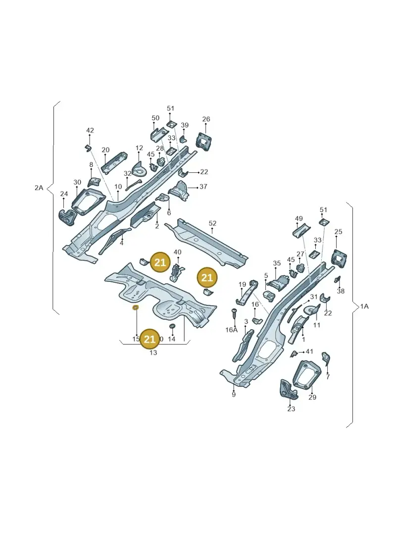 5Q0803781A — Skoda Octavia (2019-2024) diagram 585803010, position 21