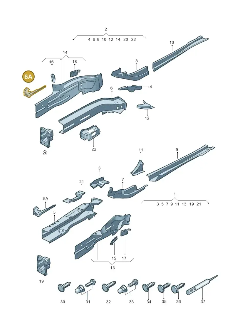 5Q0803872 — Skoda Superb Combi (2015-2024) diagram 851803000, position 6A