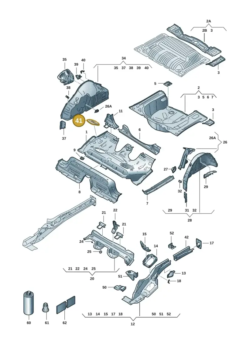 5Q0803961D — Skoda Kamiq (2019-) diagram 584803015, position 41