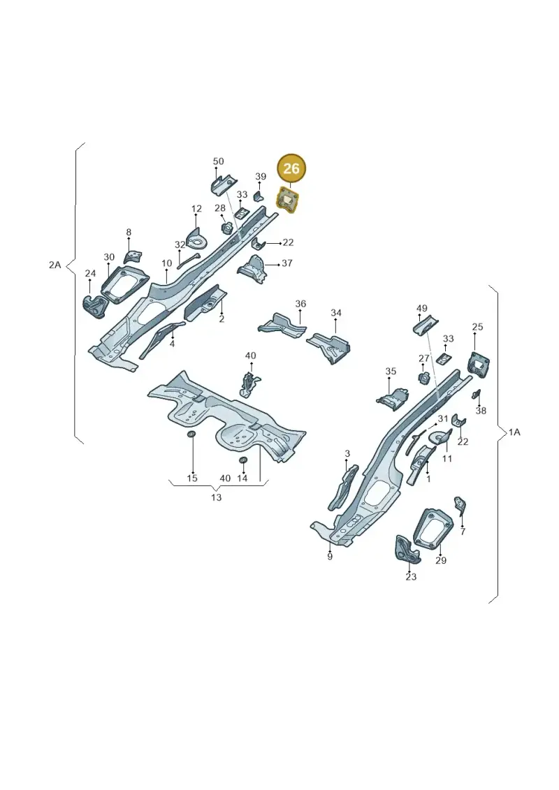 5Q0804474A — Skoda Octavia (2019-2024) diagram 585803025, position 26