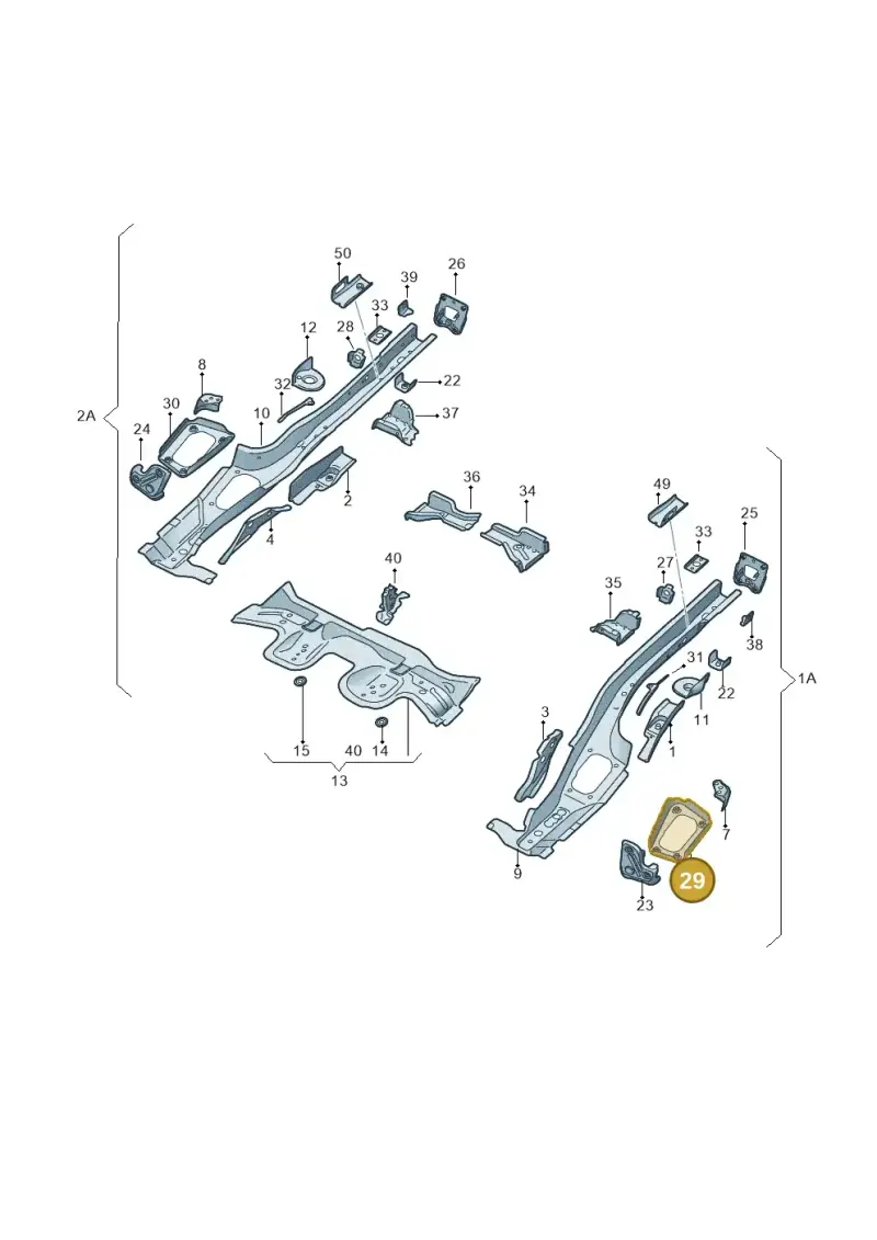 5Q0804505A — Skoda Octavia (2019-2024) diagram 585803025, position 29