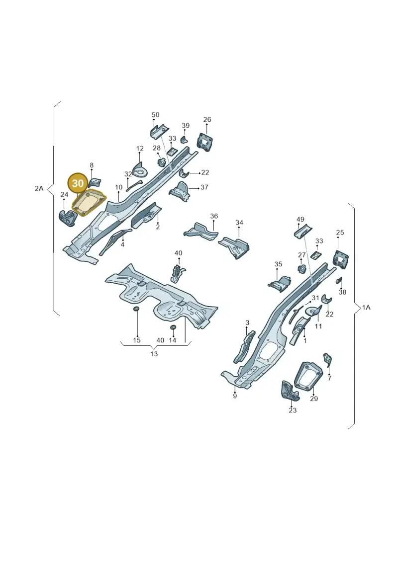 5Q0804506A — Skoda Octavia (2019-2024) diagram 585803025, position 30