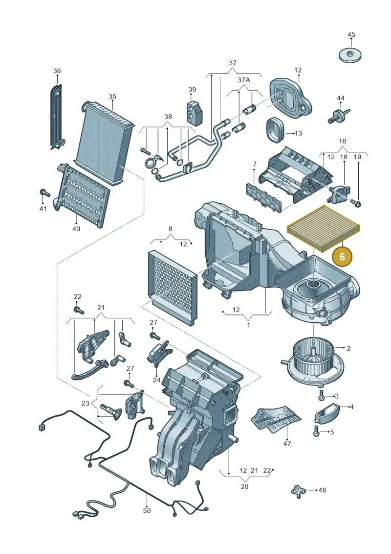 5Q0819653 — Skoda Octavia (2017-2020) diagram 805819010, position 6