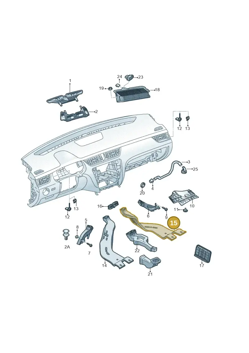 5Q0819806C — Skoda Octavia (2017-2020) diagram 805819030, position 15