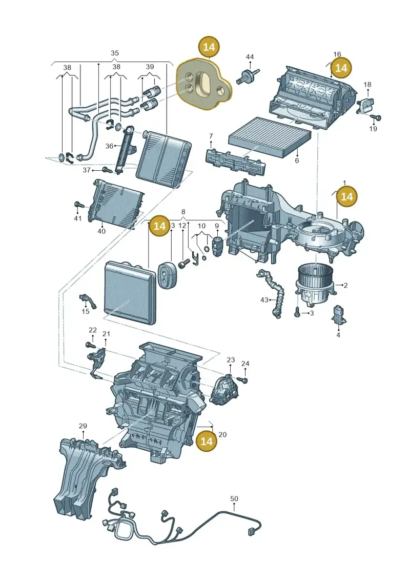 5Q0820061C — Skoda Fabia (2021-) diagram 587820100, position 14