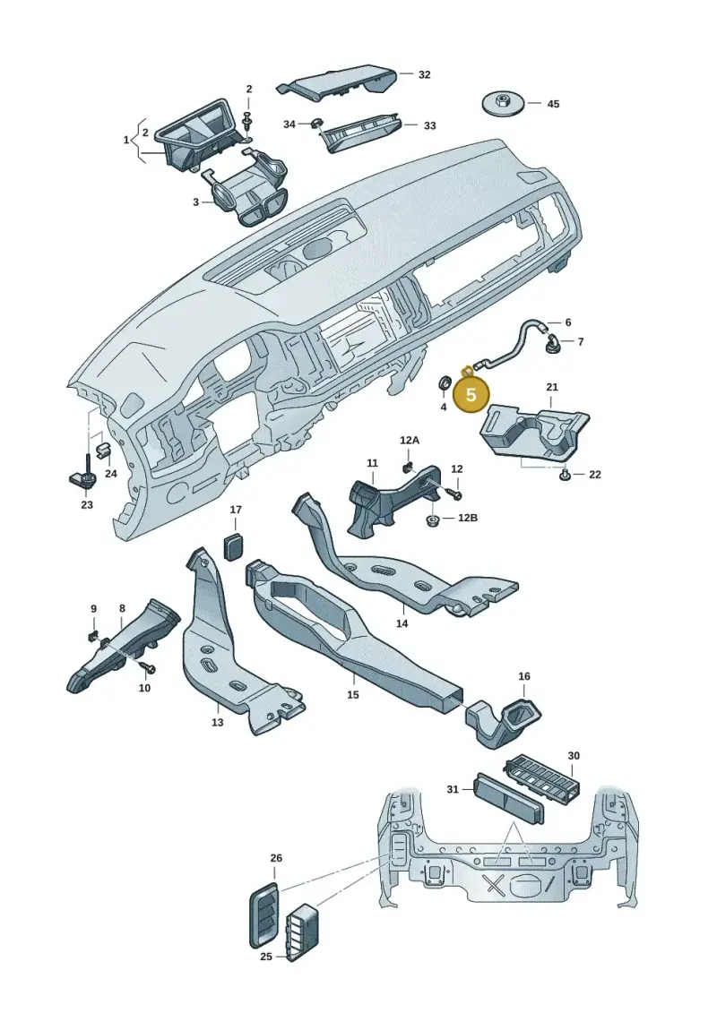 5Q0820573 — Skoda Fabia (2021-) diagram 6vn819010, position 5