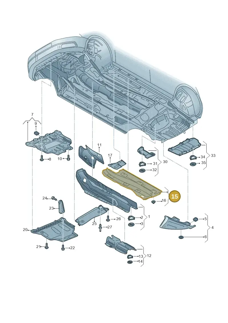 5Q0825202S — Skoda Octavia (2017-2020) diagram 753825100, position 15
