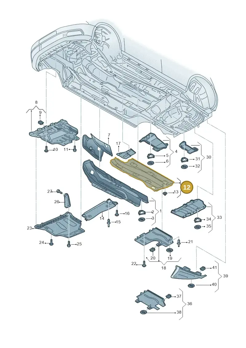 5Q0825202S — Skoda Octavia (2017-2020) diagram 753825000, position 12