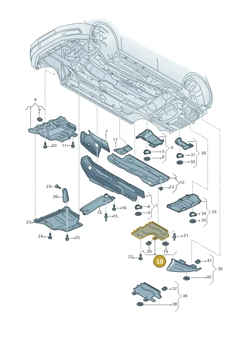 5Q0825206L — Skoda Octavia (2017-2020) diagram 753825000, position 18