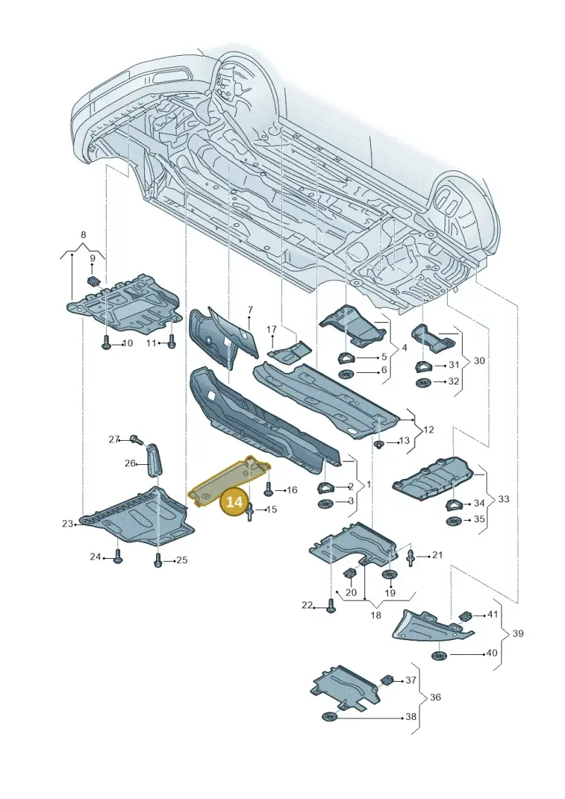5Q0825229C — Skoda Octavia (2017-2020) diagram 753825000, position 14