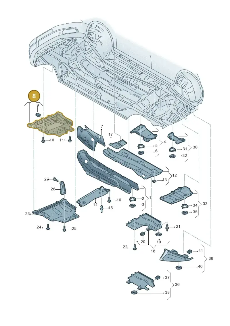 5Q0825236F — Skoda Octavia (2017-2020) diagram 753825000, position 8