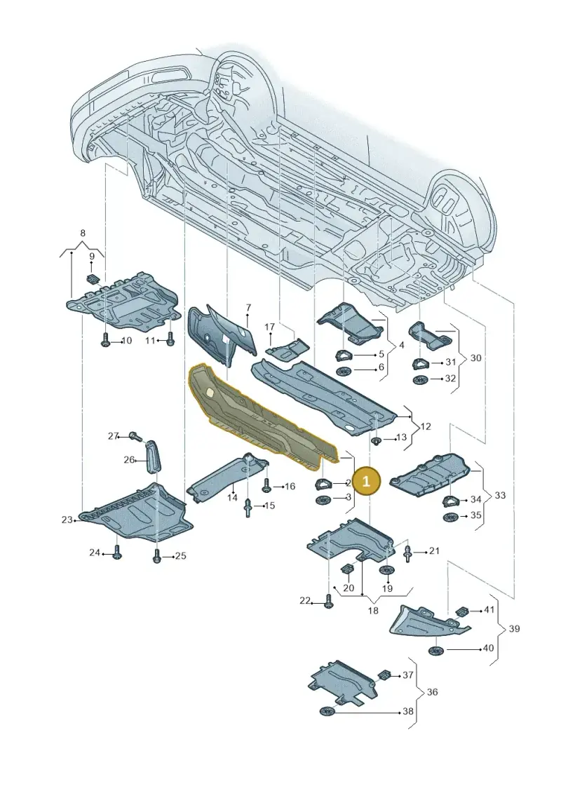5Q0825661CA — Skoda Octavia (2017-2020) diagram 753825000, position 1