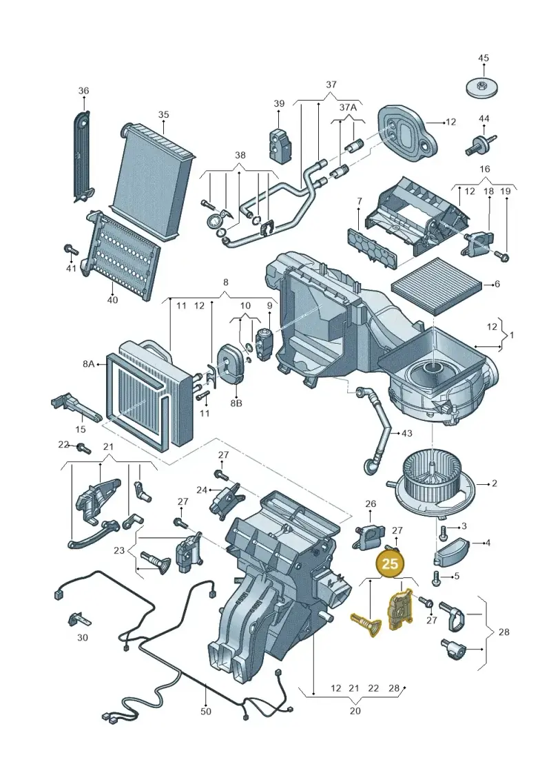 5Q0898511F — Skoda Superb Combi (2023-) diagram 827820200, position 25