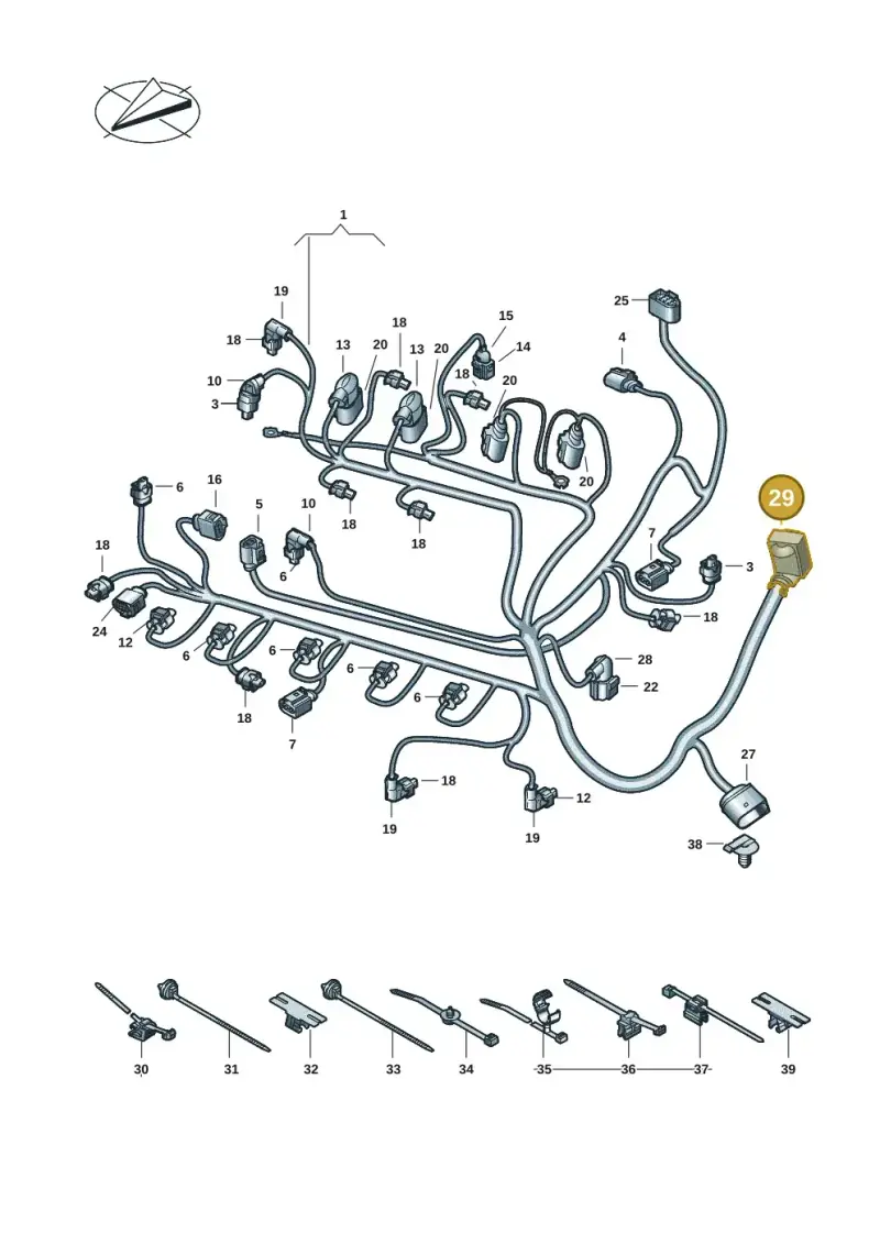5Q0906379A — Skoda Octavia (2019-2024) diagram 5h0971010, position 29