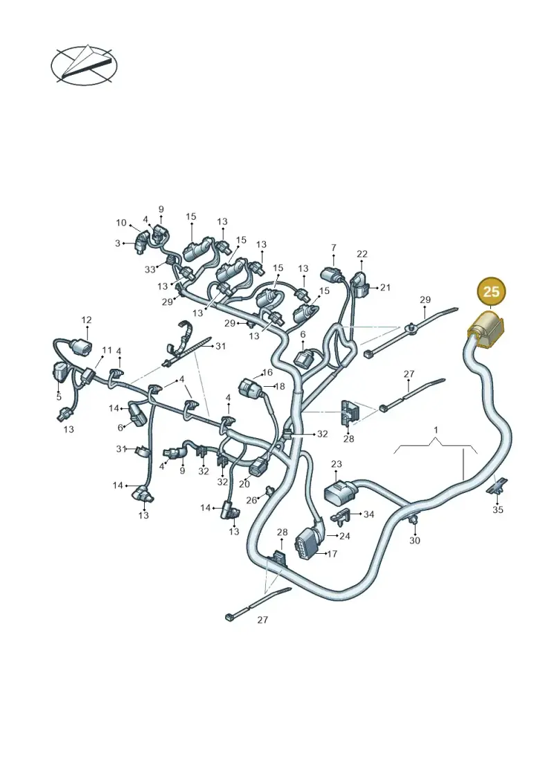 5Q0906379A — Skoda Fabia (2021-) diagram 813971080, position 25