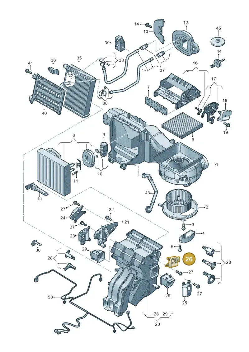 5Q0907511D — Skoda Kodiaq (2018-2022) diagram 746820220, position 26