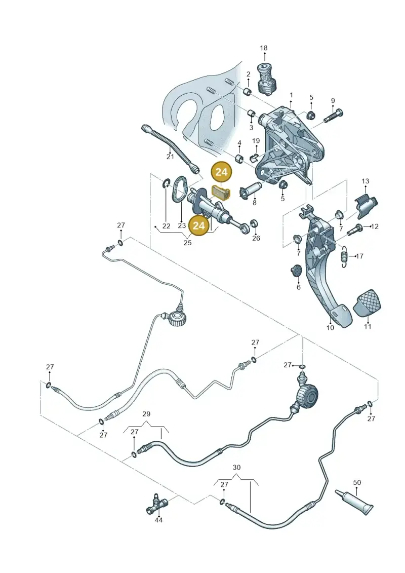 5Q0927810A — Skoda Kodiaq (2018-2022) diagram 434721025, position 24