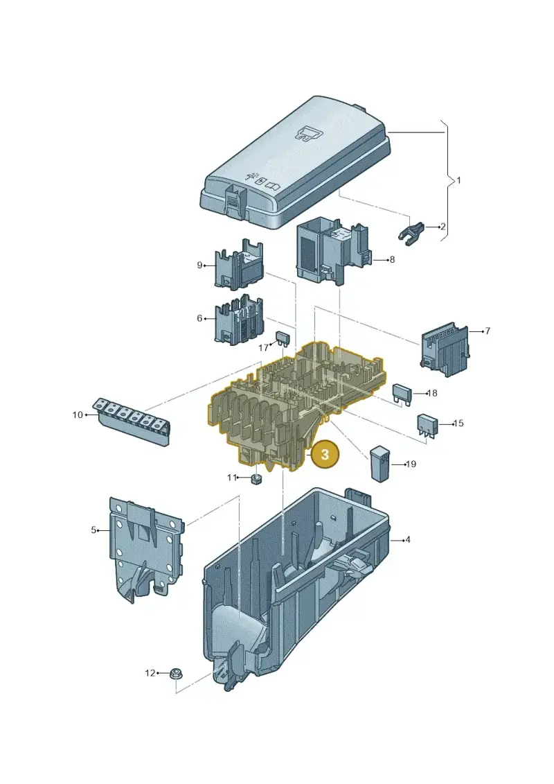 5Q0937125B — Skoda Octavia (2017-2020) diagram 745937200, position 3