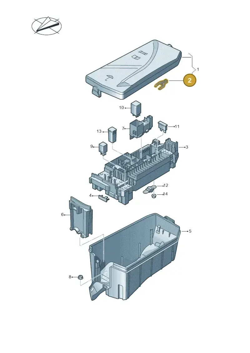 5Q0941802 — Skoda Fabia (2021-) diagram 837937100, position 2